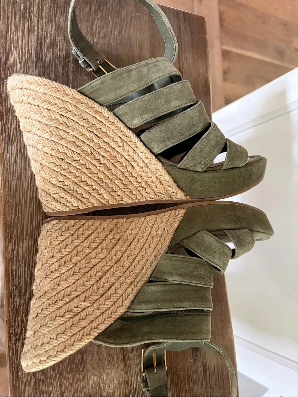 Tory Burch Bailey Multi-Strap Wedge Sandals